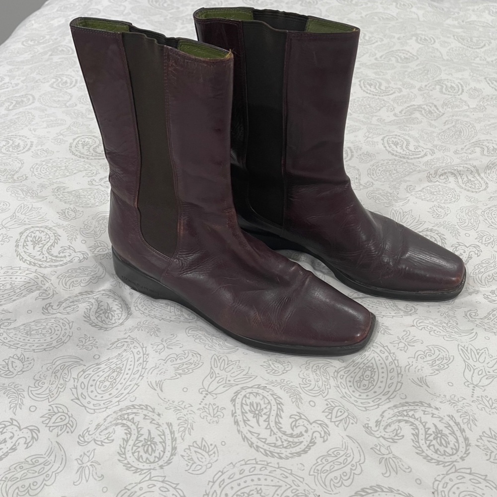 Donald Pliner Brown Leather Boots